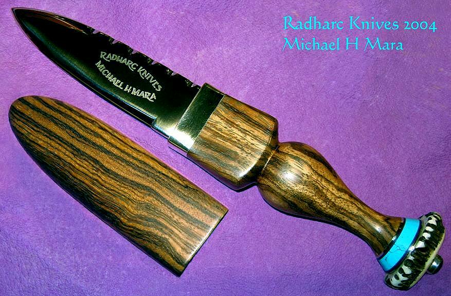 Custom handmade Scottish Sgian Dubh Knife