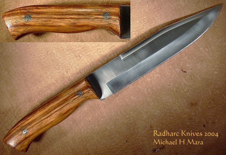 Goncalo Alves Chef's Bowie knife