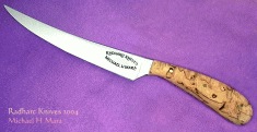 Graceful ergonomic Bird and Trout filet knife