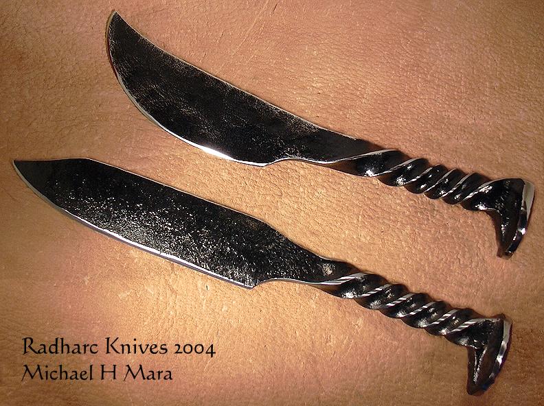 Hand Forged Railroad Spike Knives