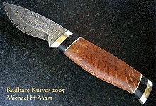 Damascus Hunting Knife