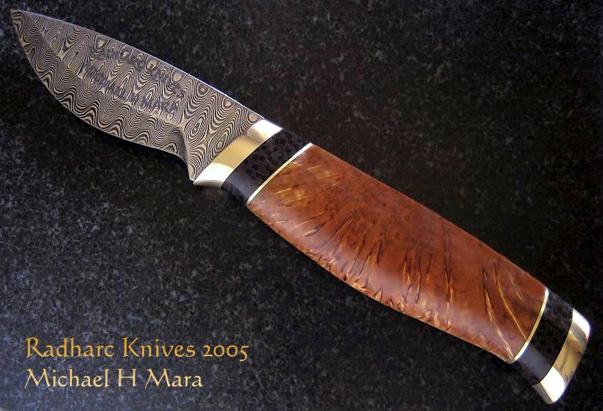 Scandinavian Damascus Pakka Knife