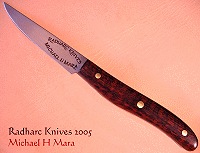 Snakewood Utility Paring Knife