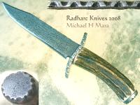Hand forged Frontier Bowie Knife