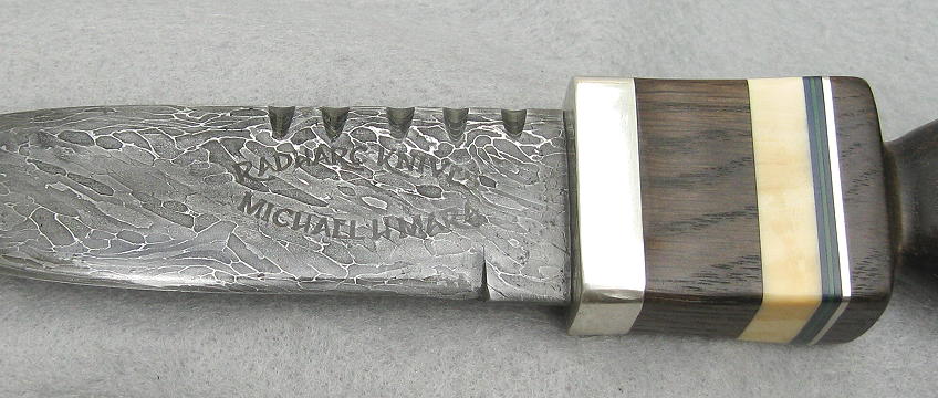 Damascus Sgian Dubh knife