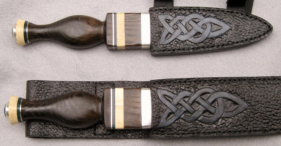 Custom Sgian Dubh and matching Dirk 