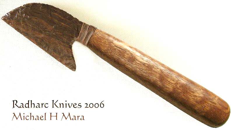 Flintknapped Stone Hunting Knife