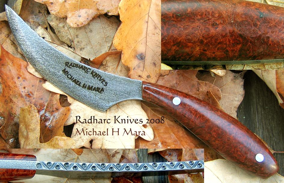 Hand Forged Hunting and Skinning Knife